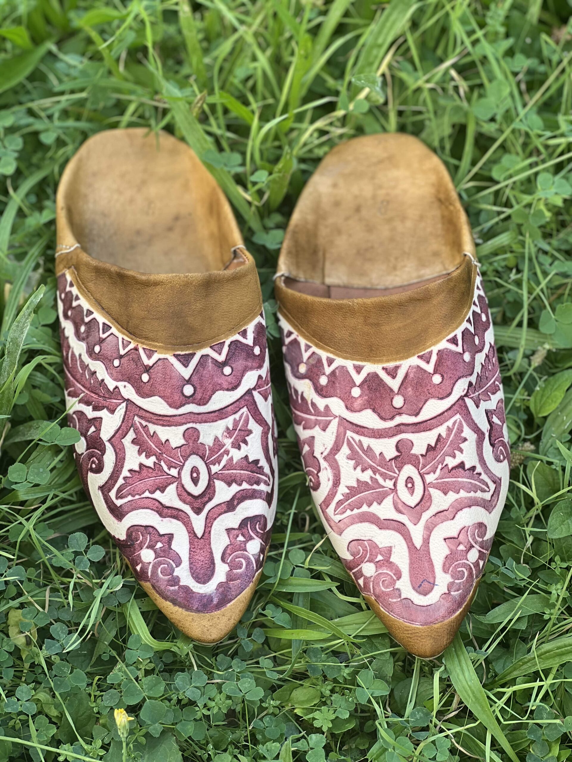 Babouche cuir Banafsaji