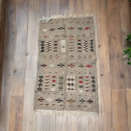 Tapis kilim taupe